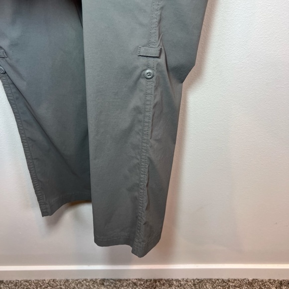 Columbia Women's Hiking Pants Gray Roll Up Lightweight Stretch Pockets Outdoor 4 - Picture 8 of 13